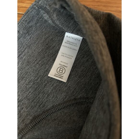 Athleta Ultimate Stash Pocket Capri Grey Heather NWOT Size XS Yoga Pilates Barre - Picture 8 of 11